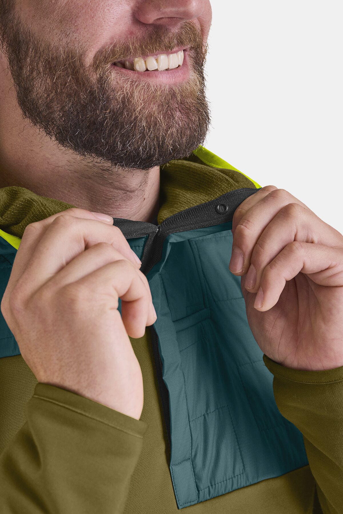 Ortovox fleece sales plus hoody yellowstone